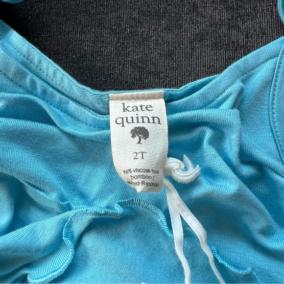 NWT Kate Quinn Double Ruffle Jumpsuit Size 2T - Picture 3 of 4